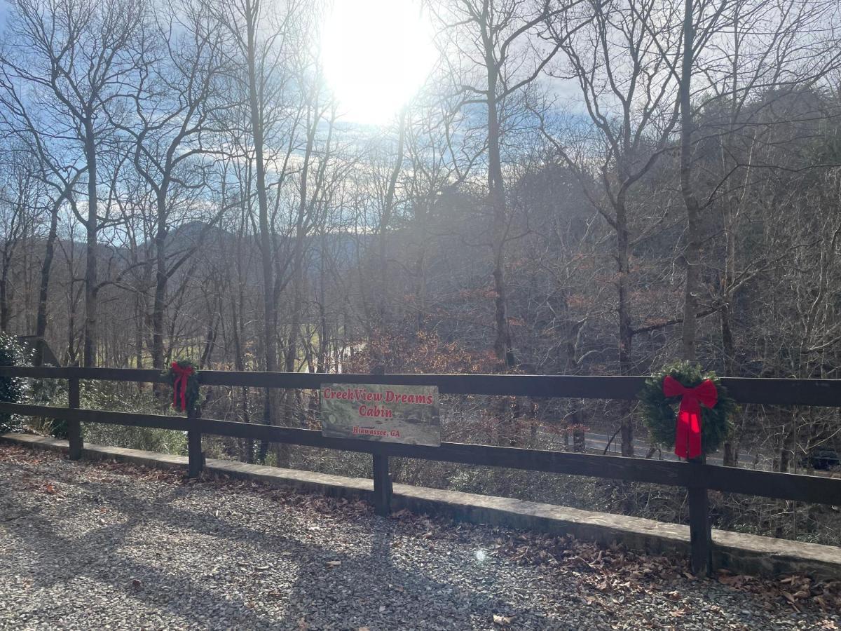 Cozy Creekfront Family Cabin-Pet Friendly -Gamerm-Hot Tub Hiawassee Luaran gambar
