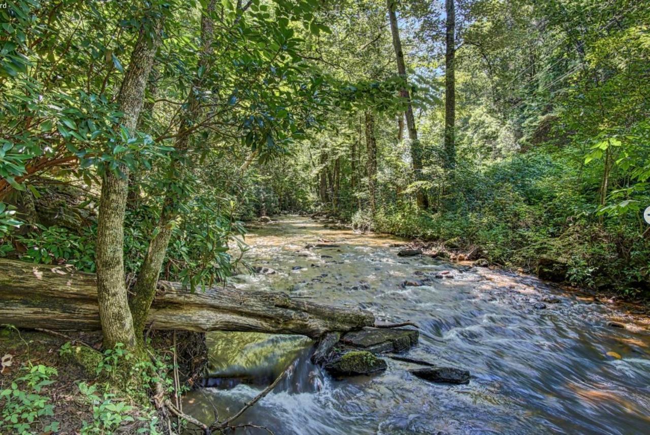 Cozy Creekfront Family Cabin-Pet Friendly -Gamerm-Hot Tub Hiawassee Luaran gambar