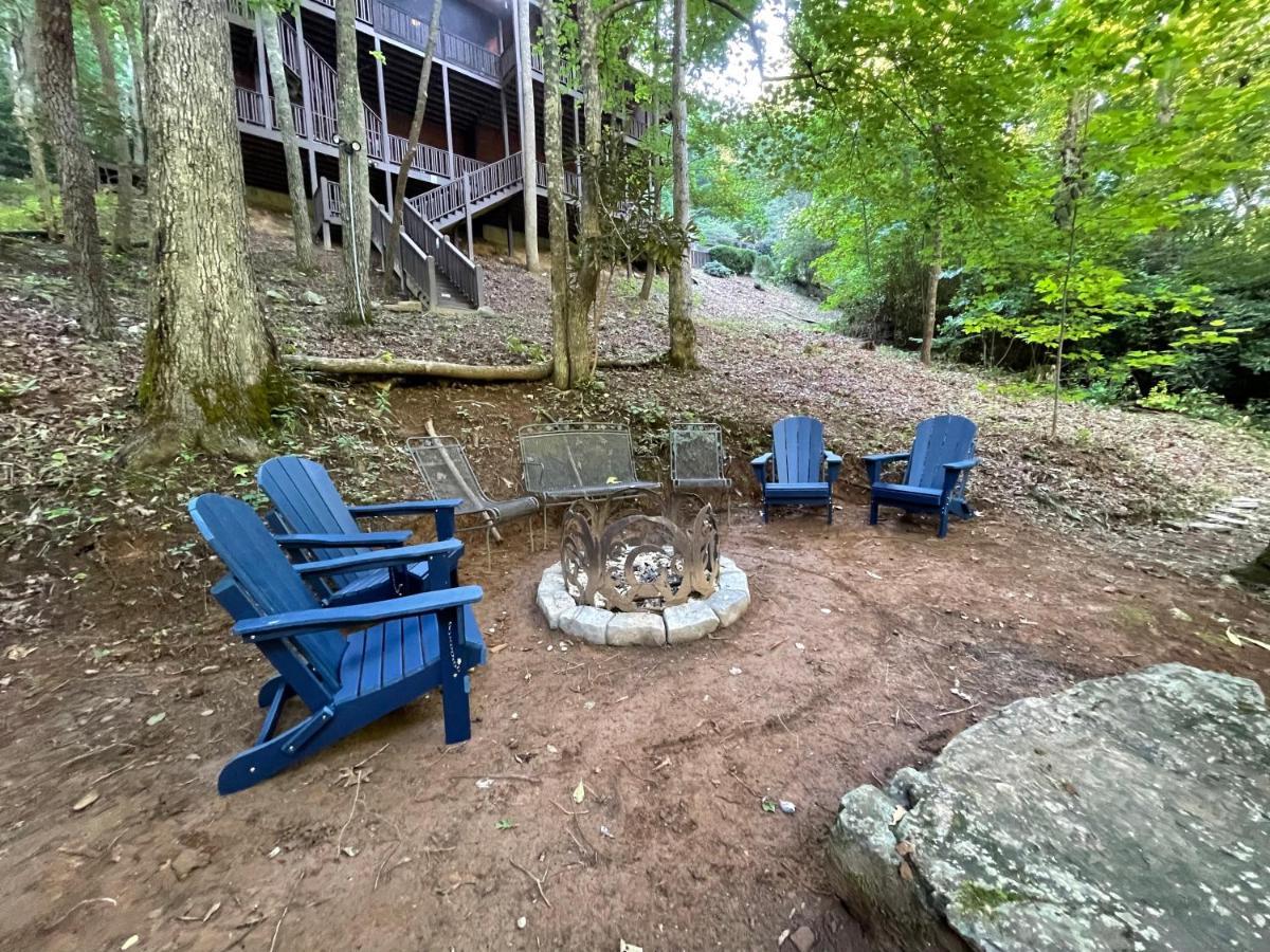 Cozy Creekfront Family Cabin-Pet Friendly -Gamerm-Hot Tub Hiawassee Luaran gambar